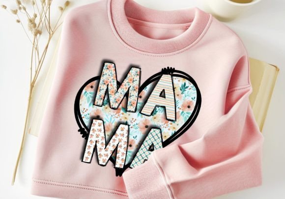 Download Mama Floral PNG Heart Tshirt Design - Premium Resources