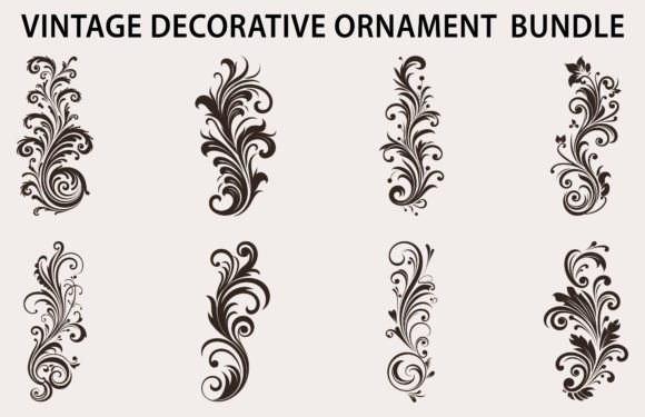 Download Set of Calligraphic Vintage Elements - Elements Collection