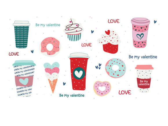Download Boho Valentine Clipart SVG - Boho valentine Collection