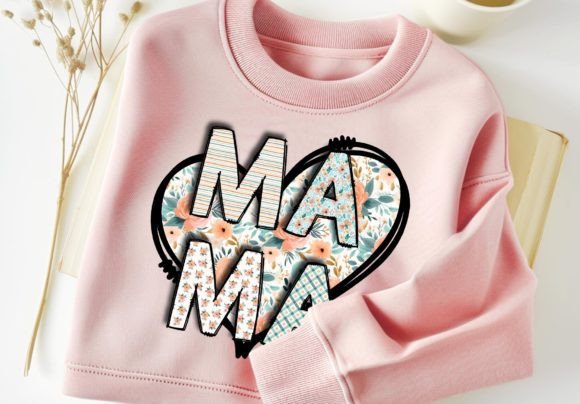 Download Mama Floral PNG Heart Tshirt Design - Premium Resources
