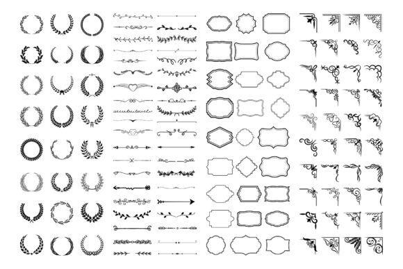 Download Vintage Calligraphic Elements. - Elements Collection